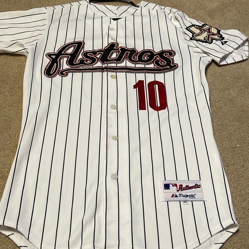 On field authentic Houston Astros jersey